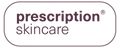 Paarse transparante logo van Prescription Skincare