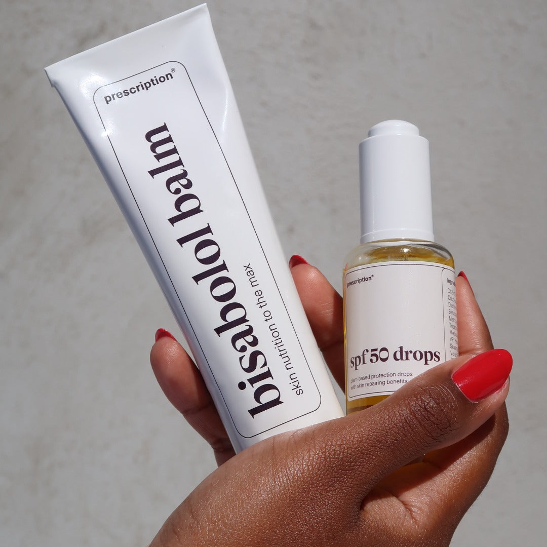 SPF50 drops & bisabolol balm - skin duo