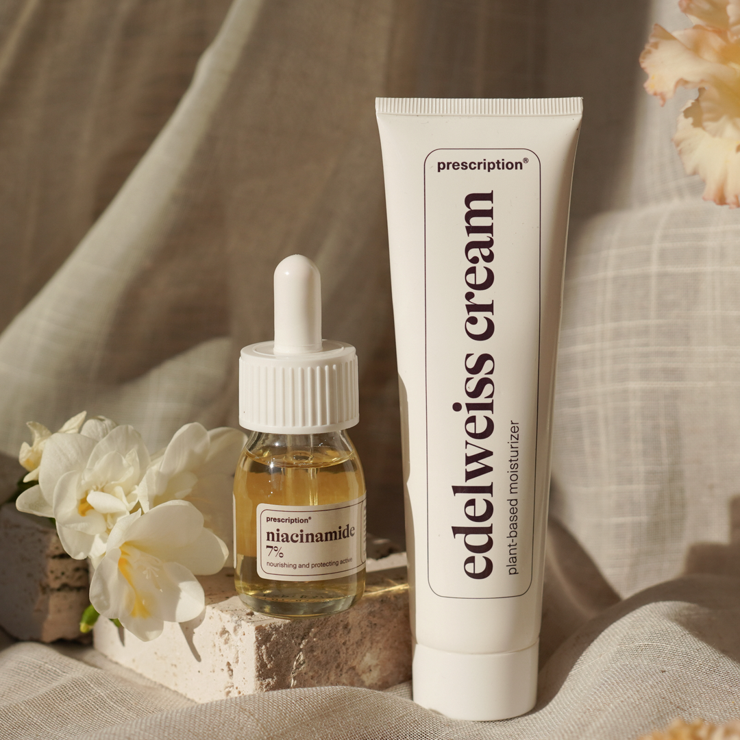 Niacinamide & Edelweiss Cream - skin duo
