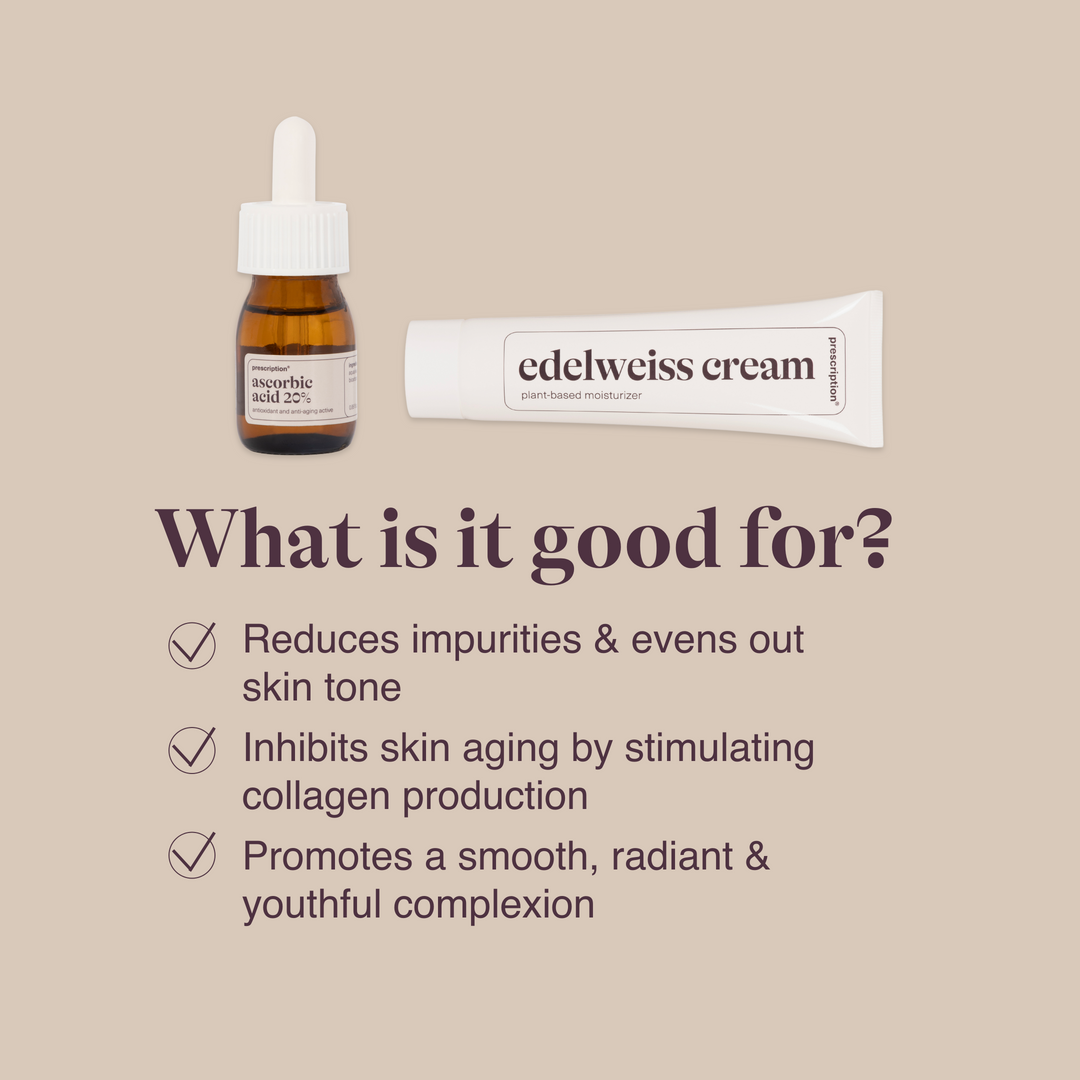 Ascorbic Acid & Edelweiss Cream - skin duo