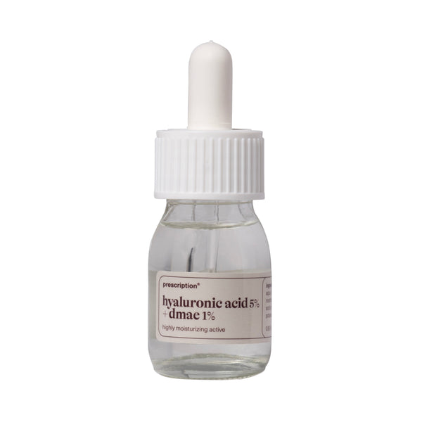 Prescription Skincare Hyaluronic Acid 5% + DMAE 1% flesje met pipet, hydraterende active