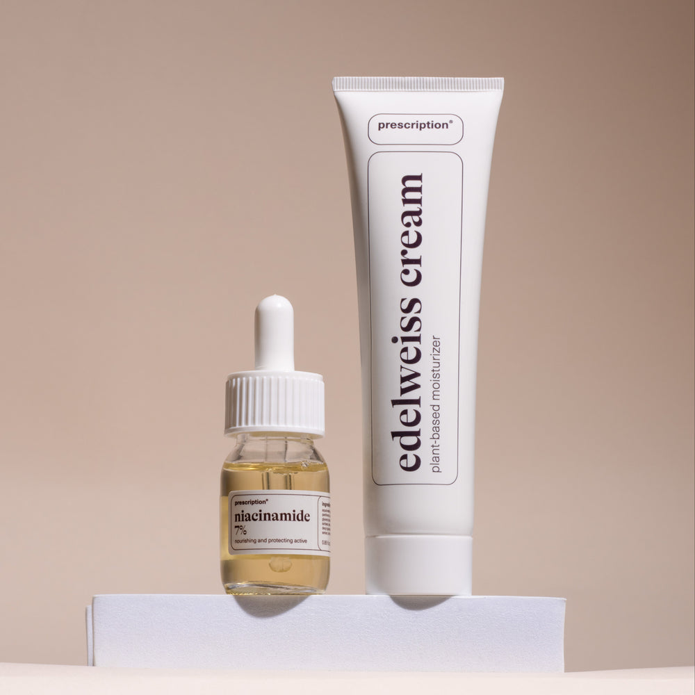 Niacinamide & Edelweiss Cream - skin duo