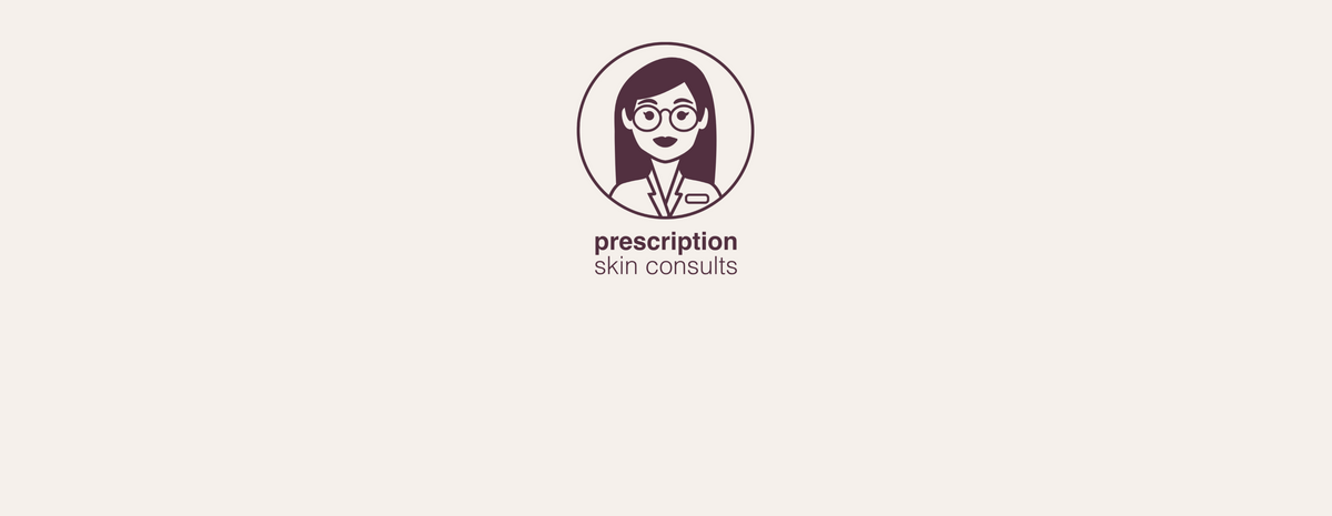 prescription skin consults logo. 