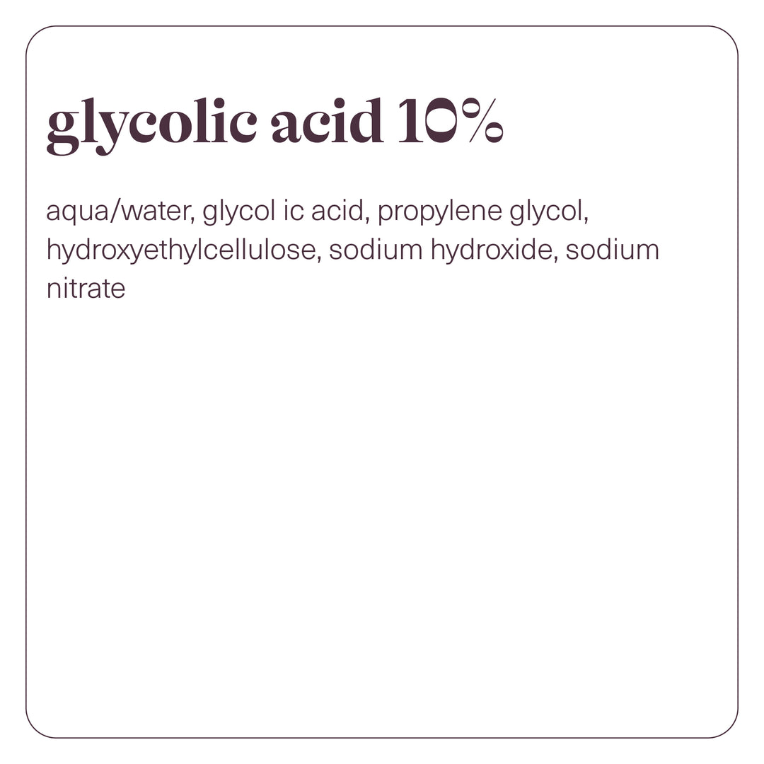Acide glycolique 10 % - 25ml