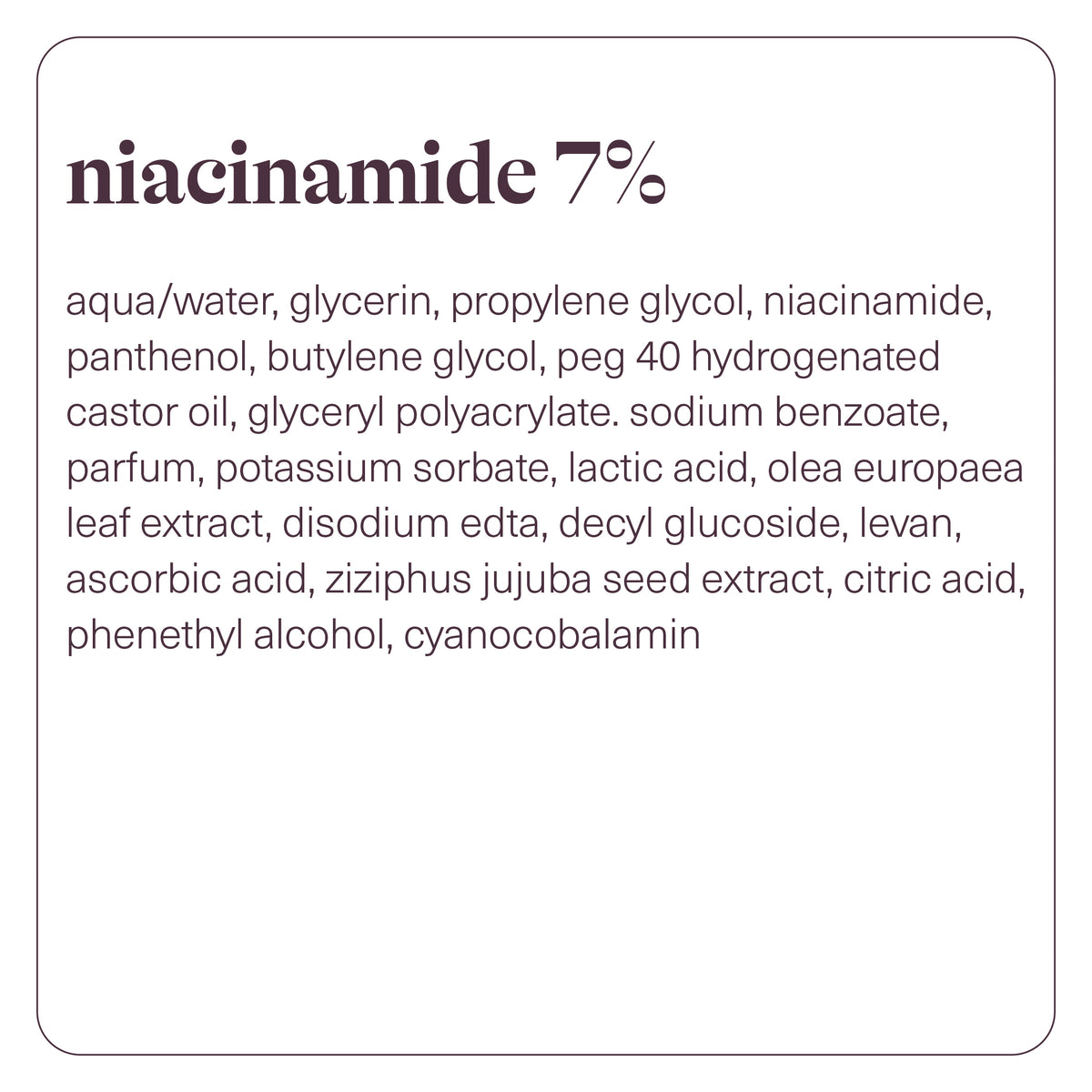 Niacinamid 7%